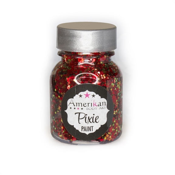 Amerikan Body Art Drop Dead Red Pixie Paint Glitter Gel