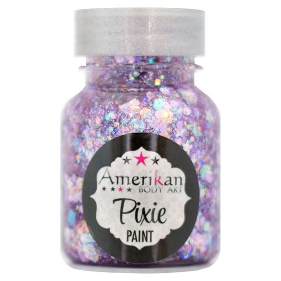 Amerikan Body Art Purple Rain Pixie Paint Glitter Gel (4 oz)