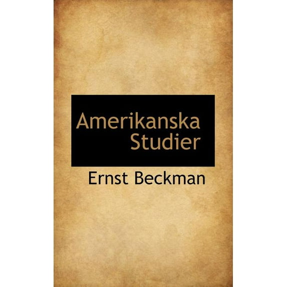 Amerikanska Studier (Paperback)