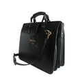 thumbnail image 1 of AmeriLeatherLeather Doctor's Carriage Bag - Top Grain Leather Briefcase for Men & Women-Color:Black, 1 of 5