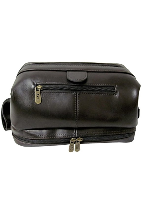 27-0 Amerileather Toiletry Bag with Bonus Accessories, Black