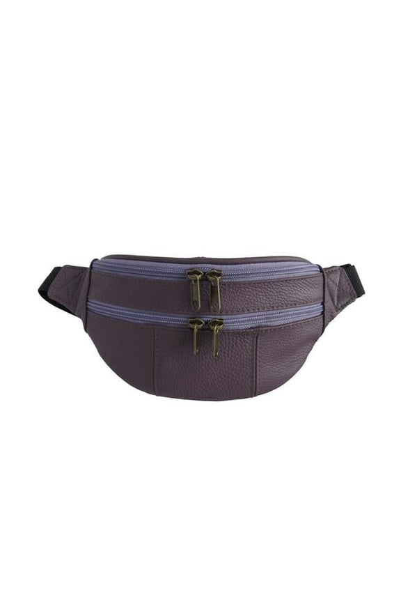 7313-8 Assorted Leather Fanny Packs