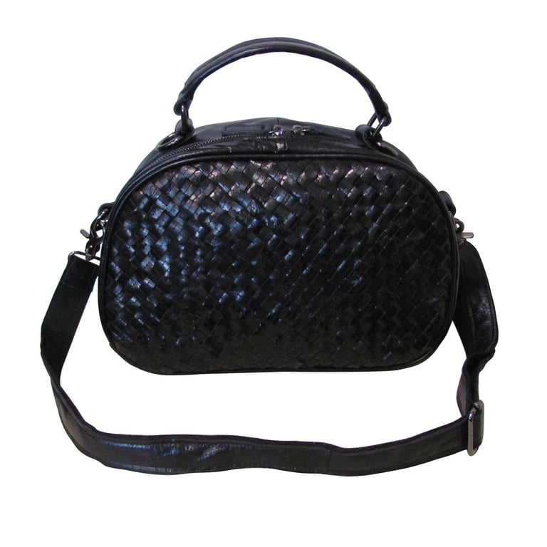 Amerileather Amerileather Beckett Woven Handbag - Walmart.com display picture 1