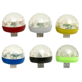 Mini Disco Light Rotating USB Ball Light RBG LED Lamp Portable Home Party Stage Light Random Color