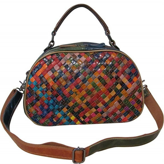 Amerileather Beckett Woven Handbag