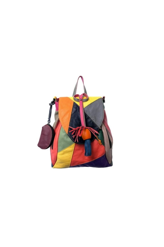 Betsy Leather Backpack in Multi Color