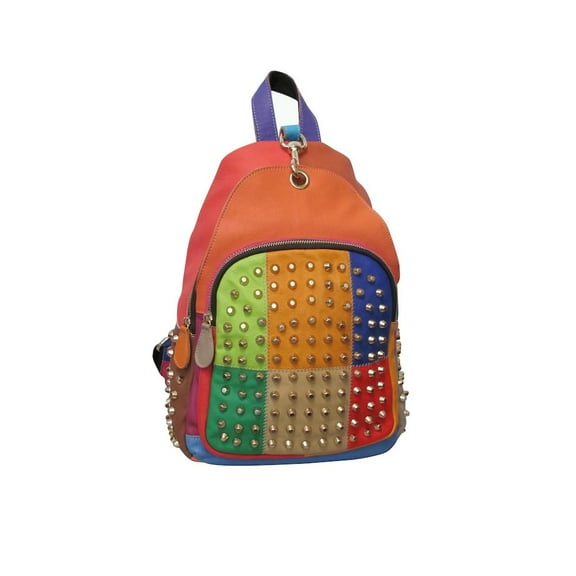 Borka Leather Backpack - Multi
