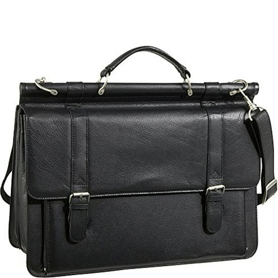 AmeriLeatherExecutive Briefcase - Genuine Leather Business Bag for Men - Laptop Briefcase-Color:Black