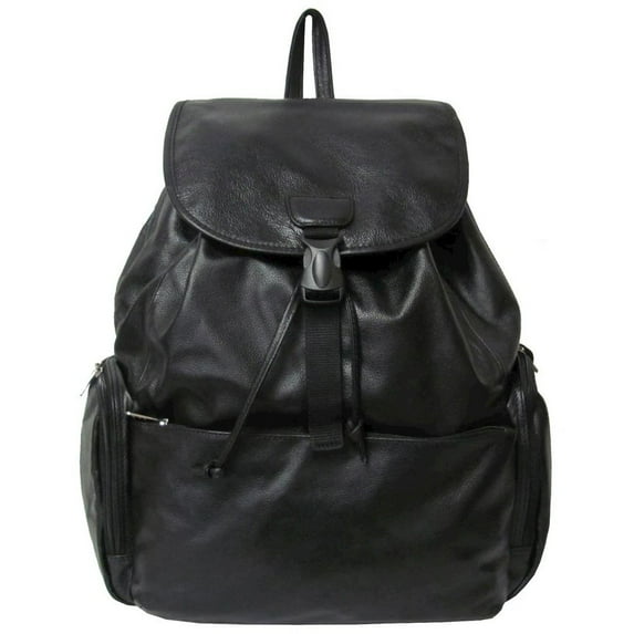 Amerileather Jumbo Leather Backpack in Black Color