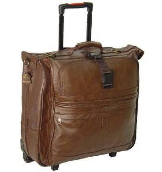 Amerileather Leather Rolling Garment Bag