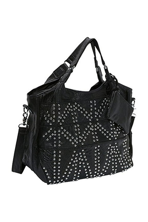 Spirit Tote Bag - Women's Shoulder Bag, Casual Handbag for Work & Travel-Color:Black