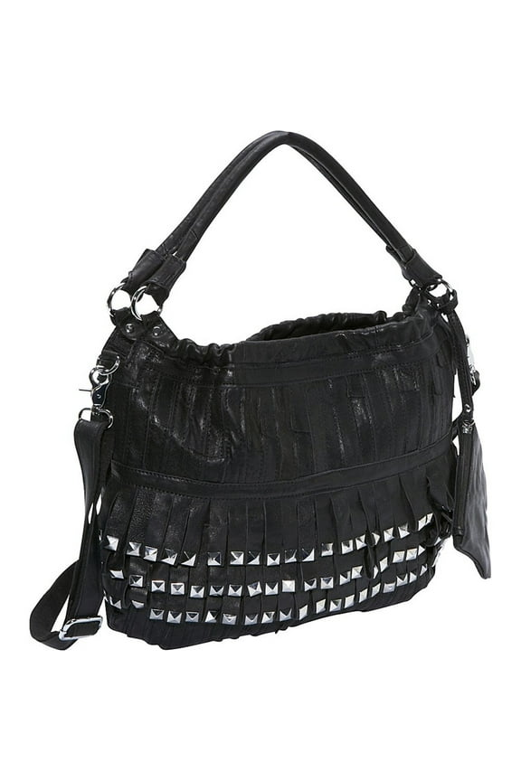 Studded Tutu Leather Handbag