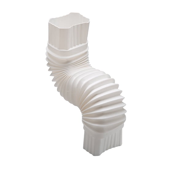Amerimax 2'' X 3'' Flex-Elbow, White