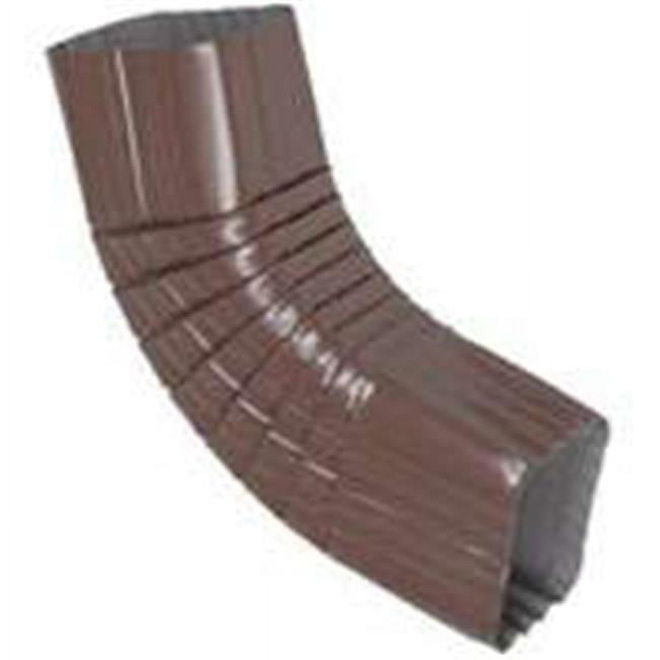 Amerimax 2526519 Gutter Side Elbow Aluminum Brown