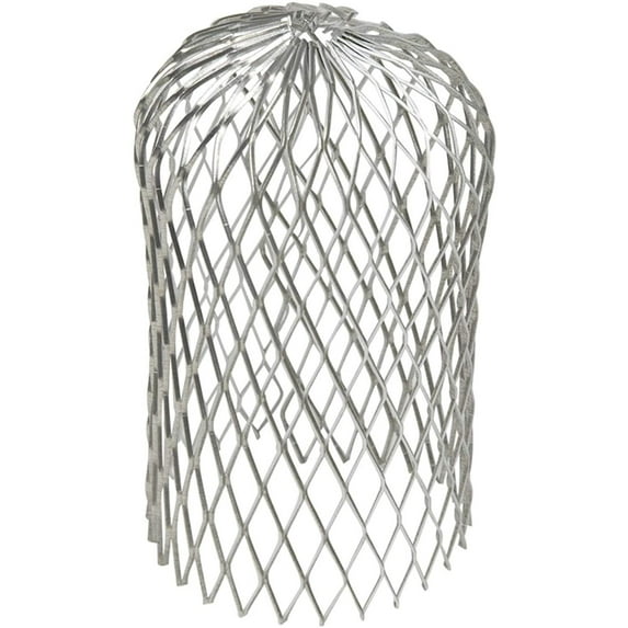 Amerimax 29059 3" Aluminum Gutter/Downspout Strainers Fits Round or Square - Quantity 12