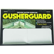 Amerimax 3 in. H X 0.5 in. W X 9 in. L White Aluminum K Gusher Guard