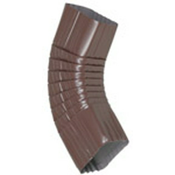AMERIMAX HOME PRODUCTS 4526519 3x4 Aluminum B Elbow, Brown