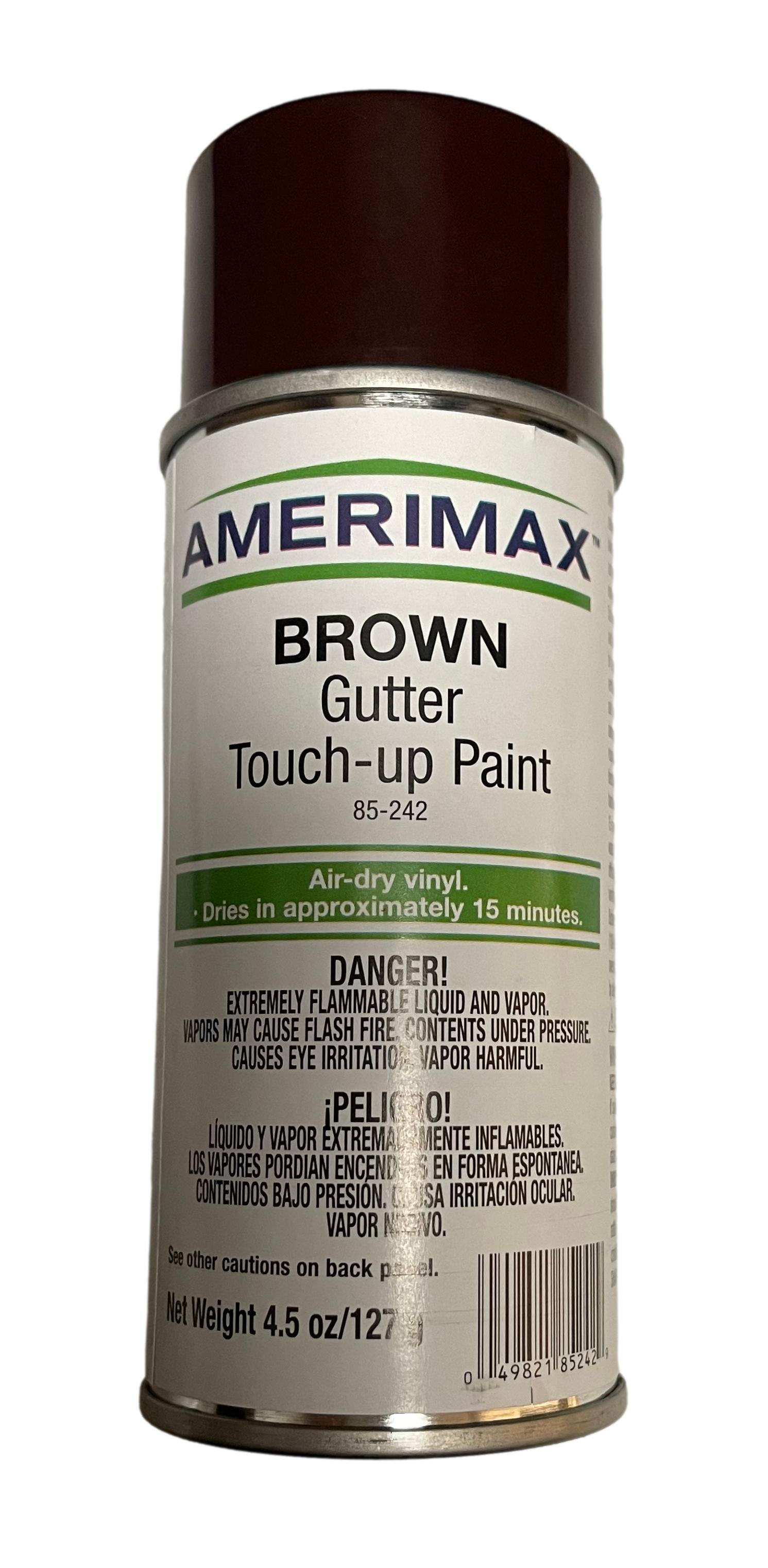 Amerimax 4.5 oz Touch-Up Spray Paint for Gutters, Brown