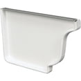 thumbnail image 1 of Amerimax Home Products Gutter End Cap Left K Style - Galvanized White - 4 In, 1 of 2