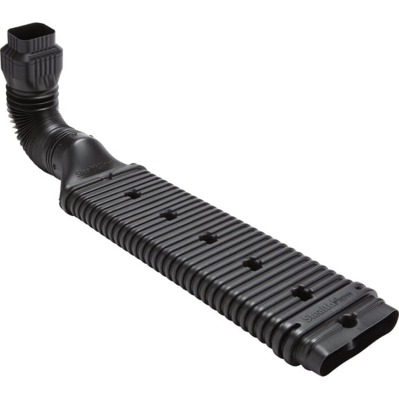 Amerimax 4601 Downspout Extension, Black (Single Pack)
