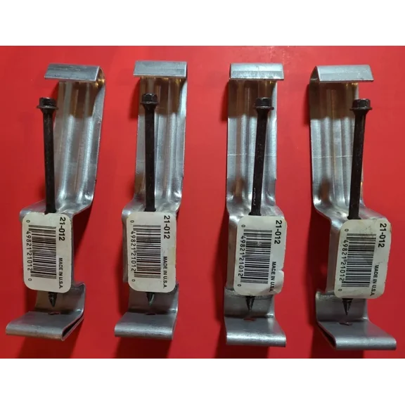 Amerimax 5-Inch Hidden Hanger And Screw, K Style, Set Of 4, 210121 New Free Ship