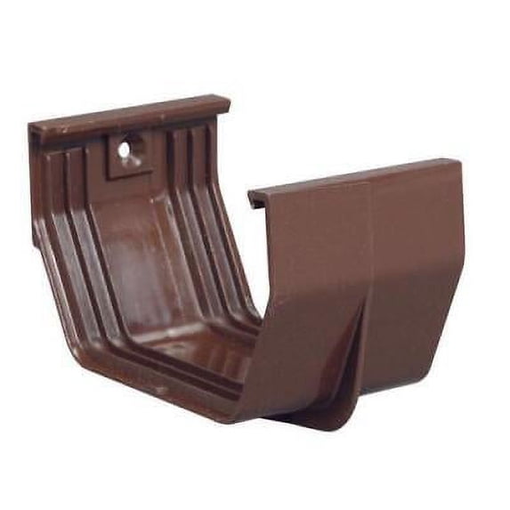 Amerimax 5 in. H x 3 in. W x 3.3 in. L Brown Vinyl Gutter Connector - Case of: 25;2525