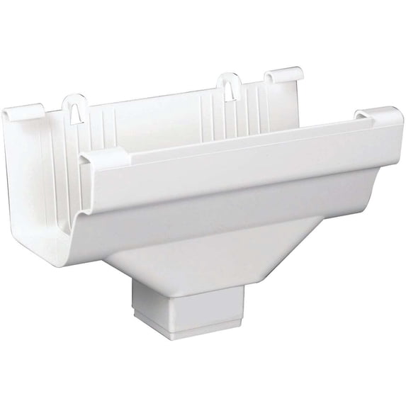 Gutter Drop Point Socket Amerimax Home Products Gutter Drop Outlet - Durable Plastic - 6 in ...