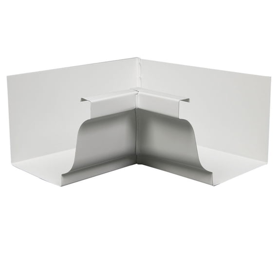 Amerimax 6 in. W x 10 in. L White Aluminum K Inside Corner