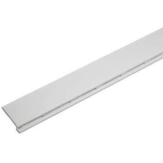 White Splod Amerimax PVC Solid Gutter Cover - Easy Installation - 40 Pack, 4 ...