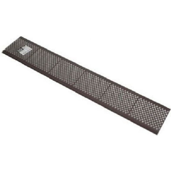 Amerimax 85379 36" Brown Plastic Gutter Guard Screen Cover Protectors - Quantity of 12