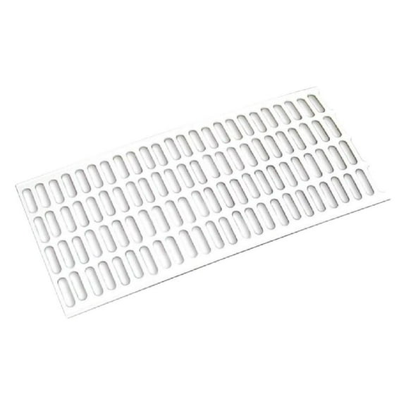 Amerimax Gutter Guard - 4.5 x 60 Inch White Vinyl Leaf Guard - Case of 20 - No Tools Needed - Easy Gutter Protection System