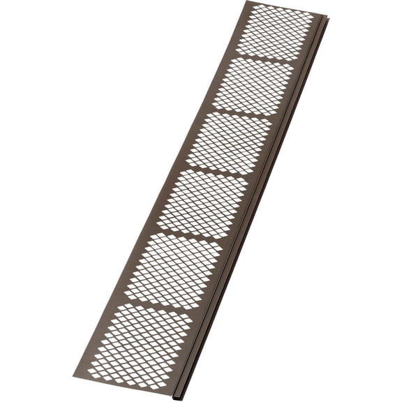Amerimax Gutter Guard 6 " W X 36 " L Plastic Brown  Residential Use, Standard Application