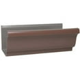 thumbnail image 1 of Amerimax Home Products 1800719120 4 in. Brown Galvanized Steel Gutter - Pack of 10, 1 of 1