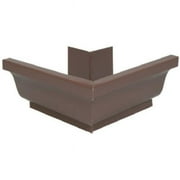 Amerimax Home Products 1920219 4 in. Brown Galvanized Steel Gutter Outside Mitre