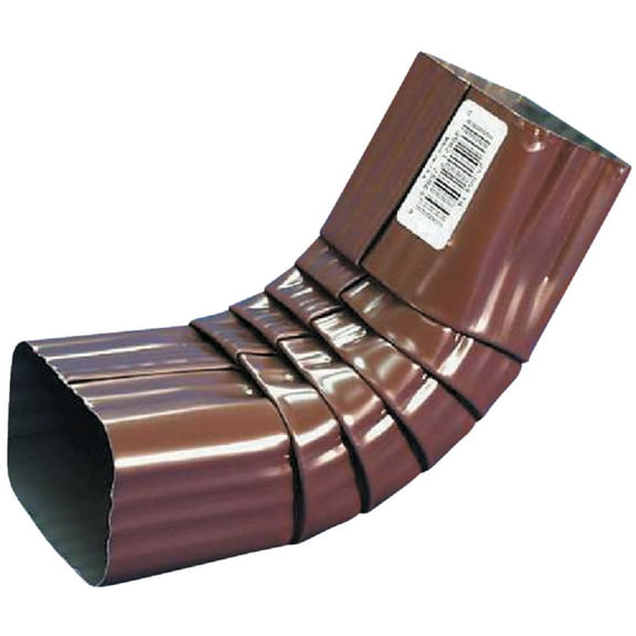 Amerimax Home Products 2526419 Gutter Front Elbow, Two-by-Three, Brown
