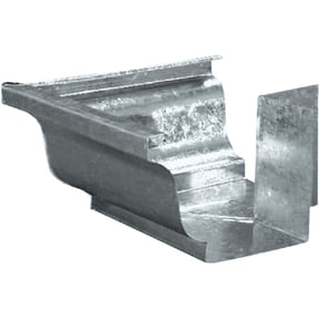 Amerimax Home Products 29202 Gutter Outside Mitre- Mill Finish Galvanized Steel - 5 in