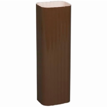 Amerimax Home Products 3201419120 Brown Galvanized Steel Downspout- 2 x 3 in. - Pack of 10