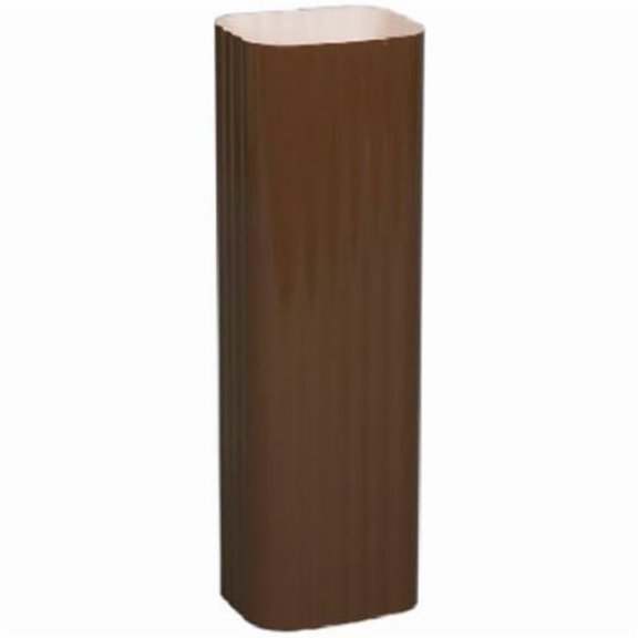 Amerimax Home Products 3201419120 Brown Galvanized Steel Downspout- 2 x 3 in. - Pack of 10