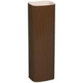 thumbnail image 1 of Amerimax Home Products 3201419120 Brown Galvanized Steel Downspout- 2 x 3 in. - Pack of 10, 1 of 1