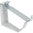 thumbnail image 1 of Amerimax K Style Galvanized White Snap-Lok Gutter Hanger Bracket Pack of 50, 1 of 2