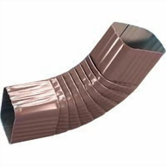 Amerimax Home Products 2x3 Galvanized Downspout Elbow - Durable - Brown