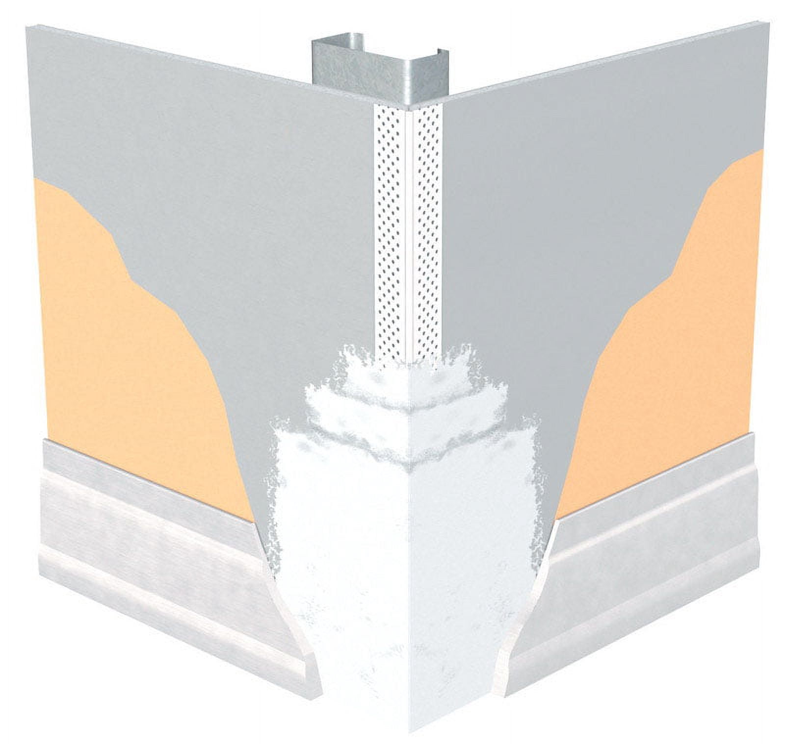 Amerimax Home Products 37102 1.25 in. x 8 ft. Vinyl Corner Bead - White- Pack of 50