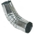 thumbnail image 1 of AMERIMAX HOME PRODUCTS Corrugated Gutter Downspout Elbow, Round, Galvanized Steel, 3-In. 410651, 1 of 2