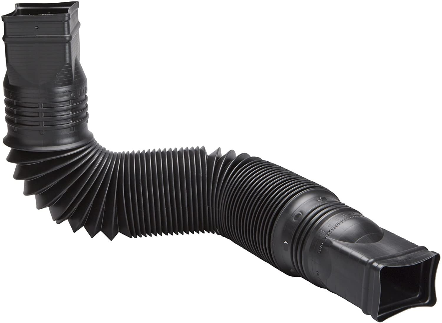 Amerimax Home Products 85015 FlexASpout Downspout Extension, Black