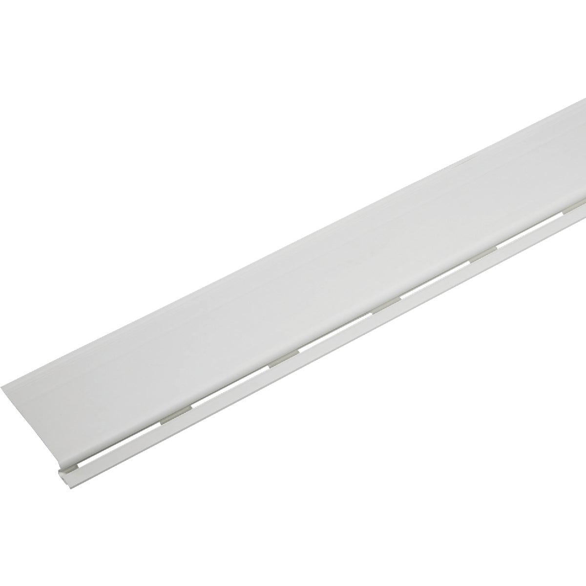 Amerimax 6-1/2 In. x 4 Ft. White PVC Gutter Cover 85320
