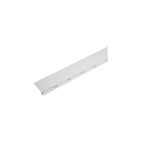 Amerimax 6-1/2 In. x 4 Ft. White PVC Gutter Cover 85320