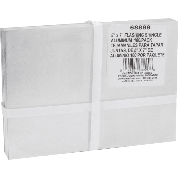 Amerimax Home Products Amerimax Aluminum Step Flashing Shingle - Pack of 2 Residential Use, Standard Application