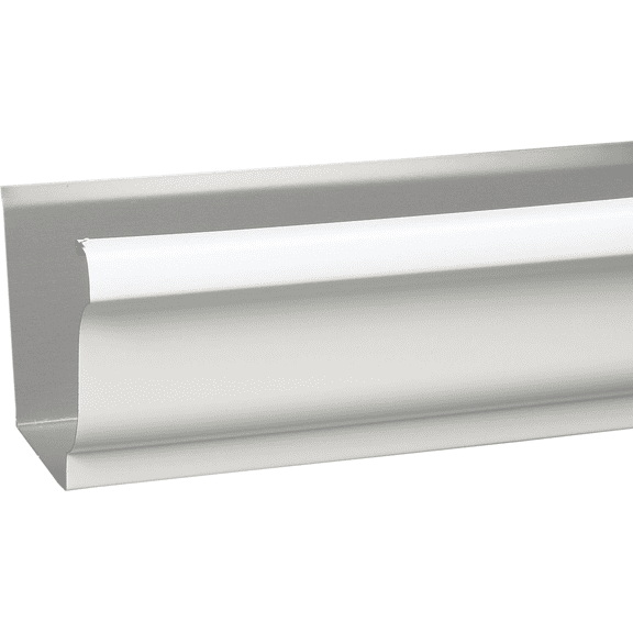 Amerimax Home Products Amerimax Galvanized Gutter - Single Pack Residential Use, Standard Application