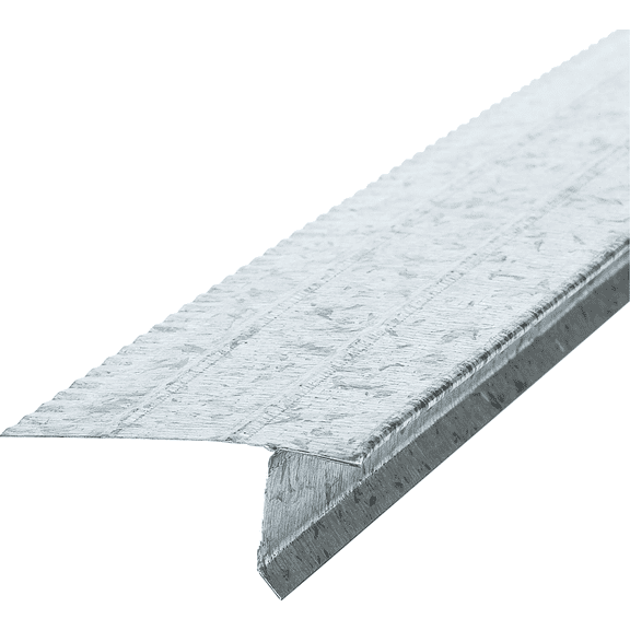 Amerimax Home Products Amerimax Galvanized Style F5 Overhanging Roof & Drip Edge Flashing - Single Pack  Garden & Landscape Use, Standard Connection