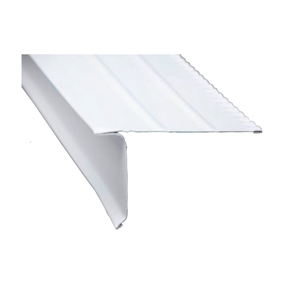 Amerimax Home Products Amerimax Style F5M Hemmed Aluminum Roof & Drip Edge Flashing - Pack of 4